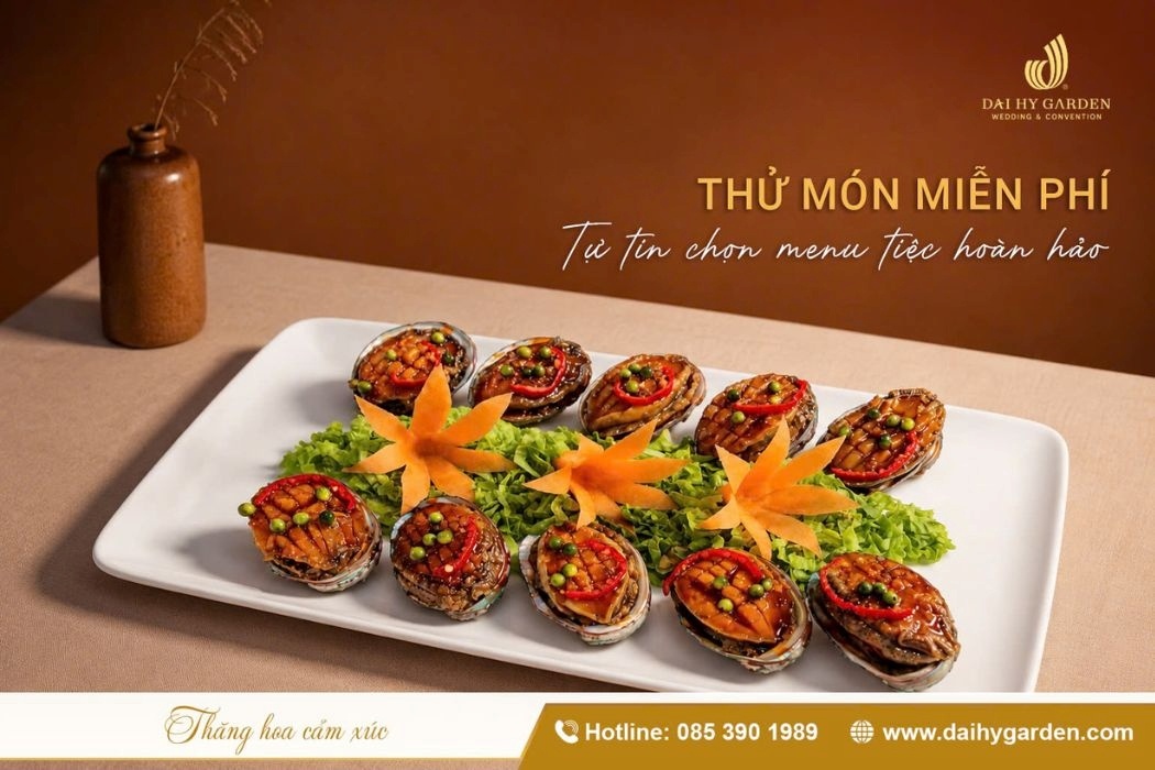 Thử Món Miễn Phí Tại Đại Hỷ Garden, Tự Tin Chọn Menu Tiệc Hoàn Hảo