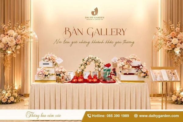 Xu Hướng Trang Trí Bàn Gallery Tiệc Cưới Ấn Tượng Tại Đại Hỷ Garden