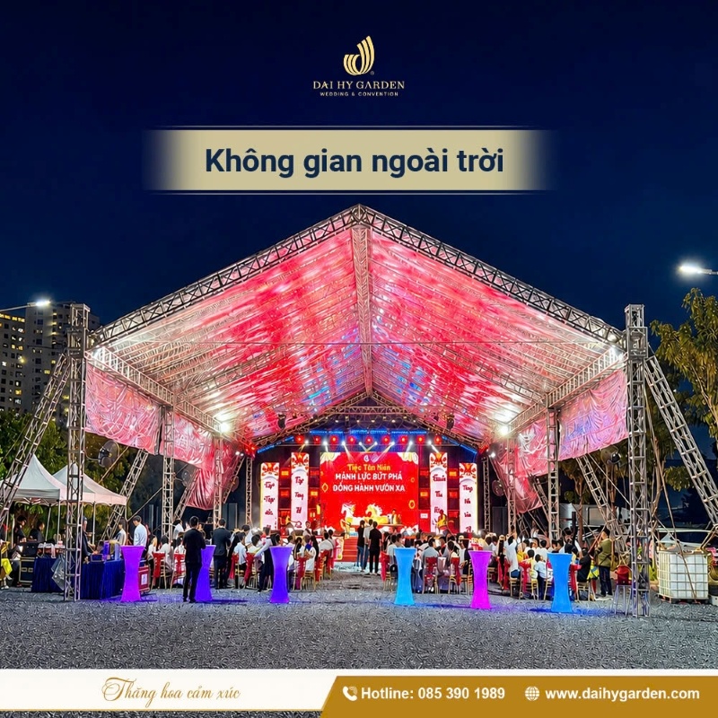 Đổi gió với không gian sự kiện ngoài trời - công thức thứ 2 cho sự kiện vượt mong đợi