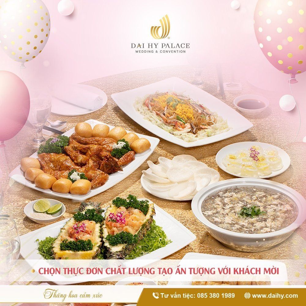 CẬP NHẬT XU HƯỚNG THỰC ĐƠN TIỆC CƯỚI NGON 2025 ĐƯỢC YÊU THÍCH NHẤT