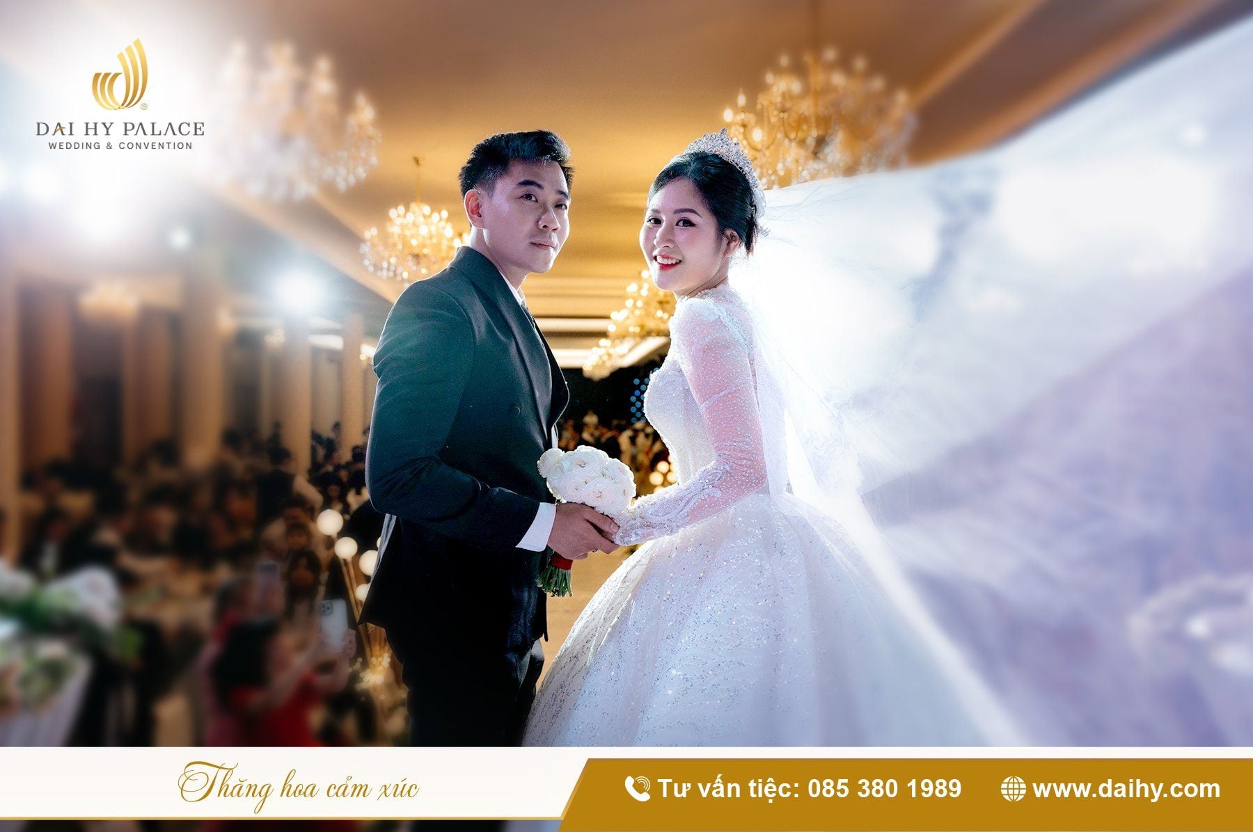 NHÀ HÀNG TIỆC CƯỚI ĐẠI HỶ PALACE – 8 SẢNH, 8 CÂU CHUYỆN YÊU THƯƠNG