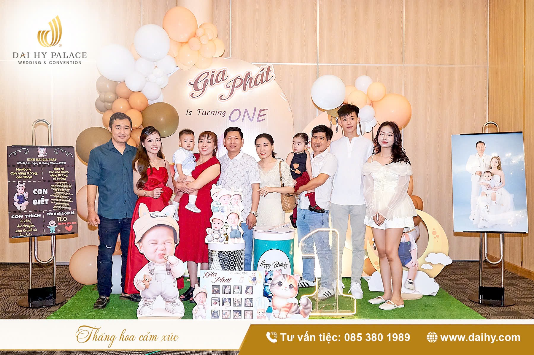 THỰC ĐƠN TIỆC SINH NHẬT - TIỆC THÔI NÔI YÊU THÍCH NHẤT 2025 TẠI ĐẠI HỶ PALACE