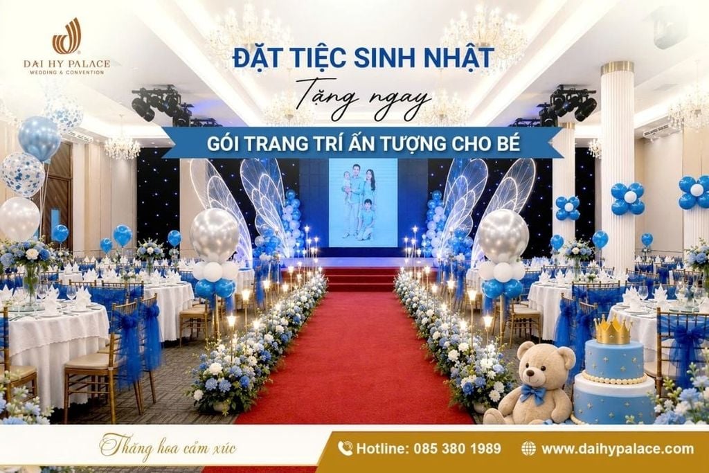 Đặt Tiệc Sinh Nhật Cho Bé – Tặng Ngay Gói Trang Trí Ấn Tượng