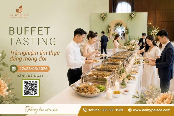 Khám Phá Tiệc Buffet Tasting Tại Wedding Fair 2026 U♥I