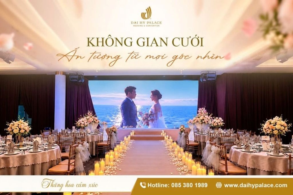 Không Gian Cưới Ấn Tượng Từ Mọi Góc Nhìn