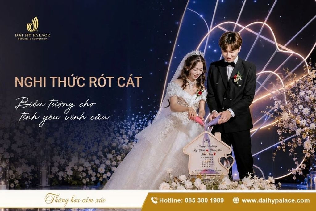 Nghi Thức Rót Cát – Biểu Tượng Cho Tình Yêu Vĩnh Cửu