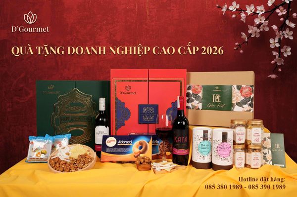 Trọn Vị Tết Việt – Quà Tặng Doanh Nghiệp Cao Cấp 2026 Từ D’Gourmet