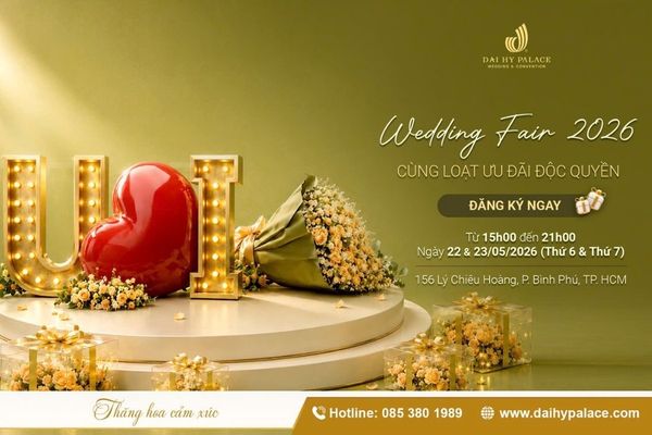 Triển Lãm Cưới 𝐔 ♥ 𝐈 – Sự Kiện Cưới Được Mong Chờ Nhất 2026 Tại Đại Hỷ Palace