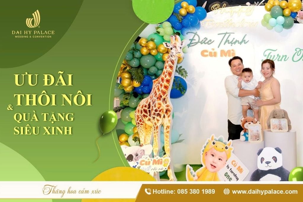 Sinh Nhật Trọn Gói Tại Đại Hỷ Palace – Giảm Đến 299,000đ/bàn