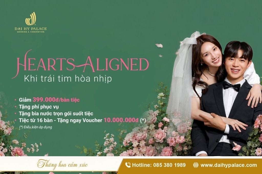 Ưu Đãi Cưới Mới Nhất: Hearts Aligned – Khi Trái Tim Hòa Nhịp Cho Ngày Chung Đôi Viên Mãn