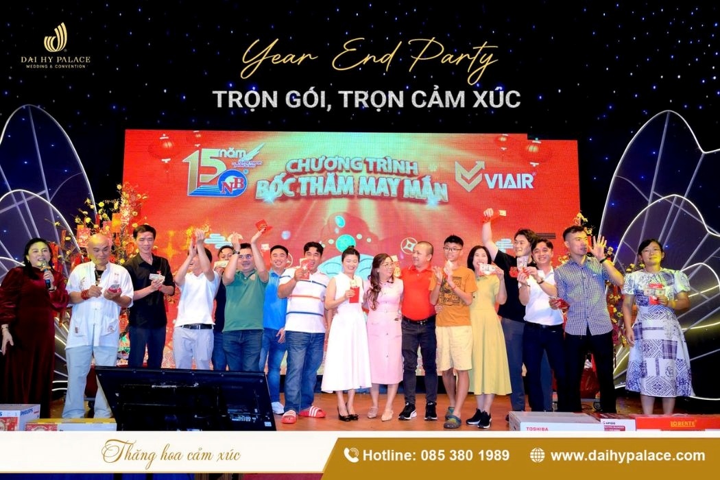 Year End Party Tại Đại Hỷ Palace - Trọn Gói, Trọn Cảm Xúc