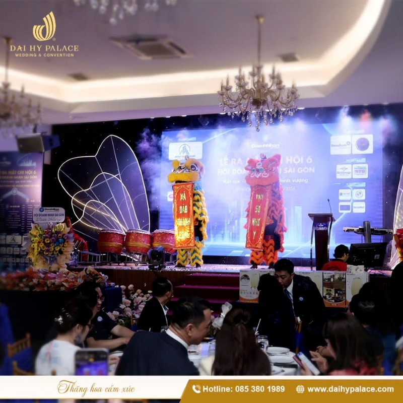 Không gian tổ chức tiệc doanh nghiệp lý tưởng tại Quận 6