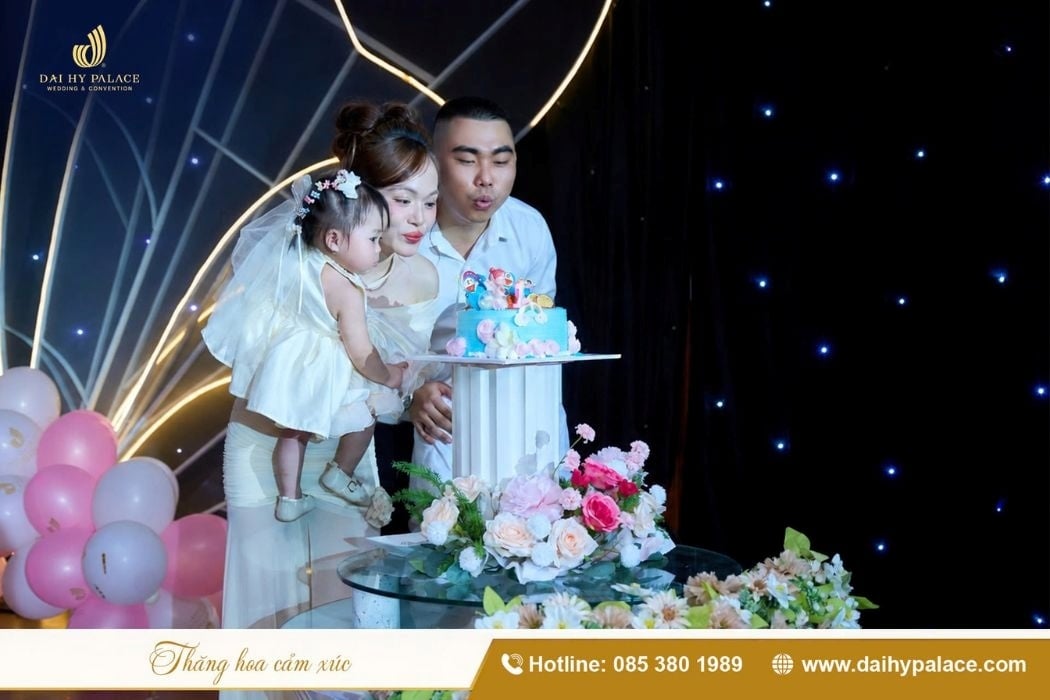 Thực đơn tiệc thôi nôi đa dạng với hơn 200 món tại Đại Hỷ Palace