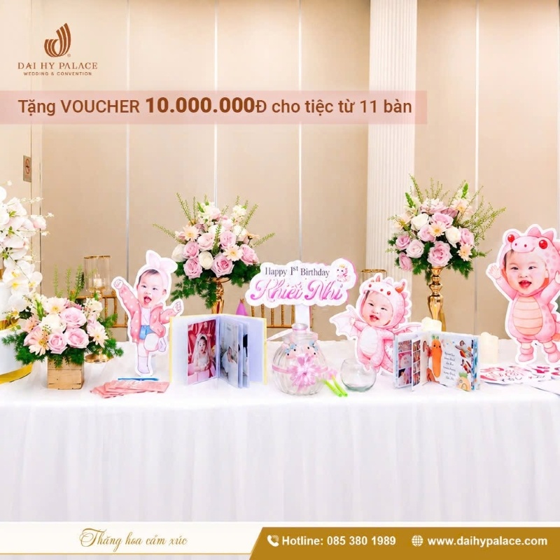 Ưu đãi tiệc sinh nhật tháng 7 tại Đại Hỷ Palace