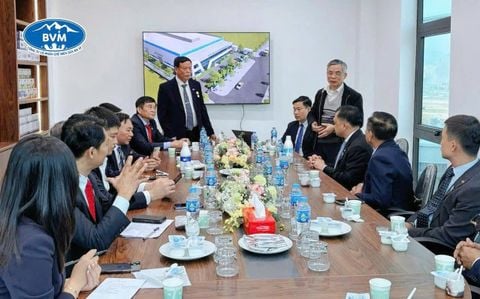 BVM đón tiếp Hội Cựu Chiến Binh thành phố Hà Nội và Hội Cựu Chiến Binh Hoàng Gia cùng doanh nghiệp Campuchia đến thăm và làm việc