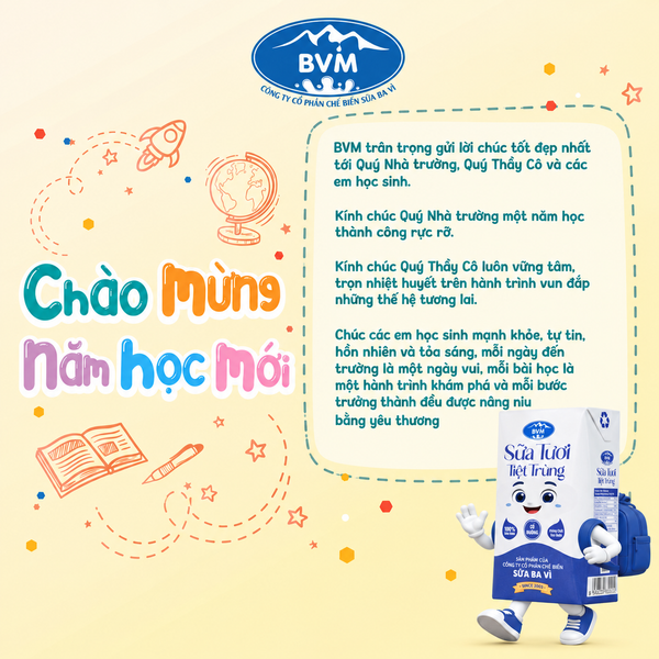 BVM Chào mừng năm học mới