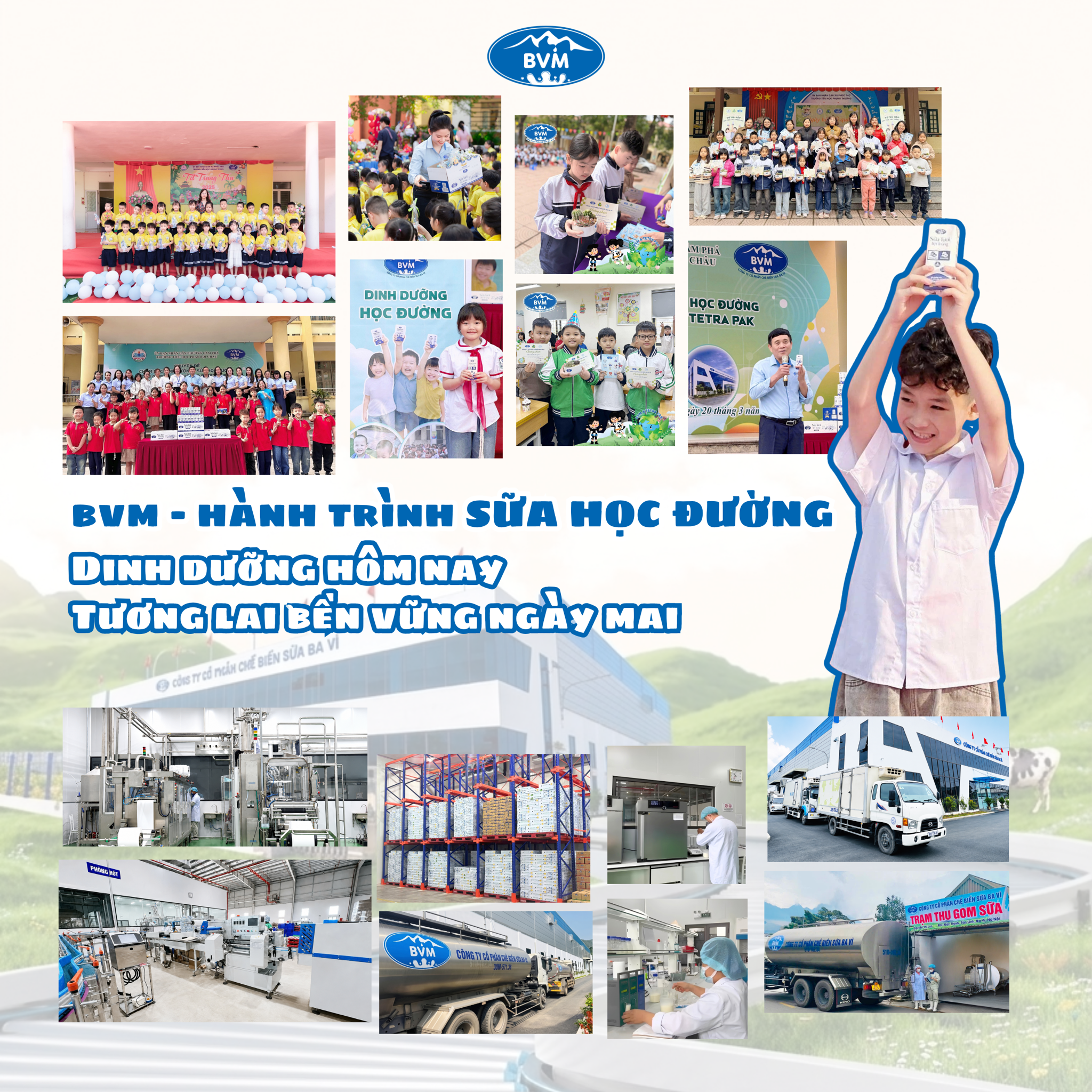 Sữa học đường - Hành trình dinh dưỡng từ Sữa Ba Vì đến trường học
