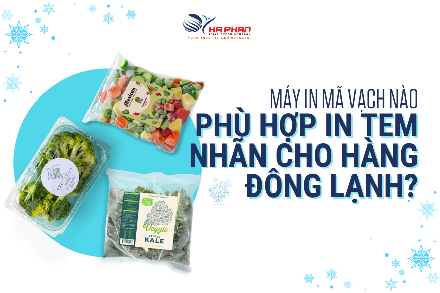 MÁY IN MÃ VẠCH NÀO PHÙ HỢP IN TEM NHÃN CHO HÀNG ĐÔNG LẠNH?