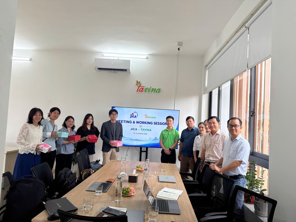 TAVINA làm việc cùng NTC International và AGRI SMILE trong khuôn khổ chương trình khảo sát do JICA hỗ trợ
