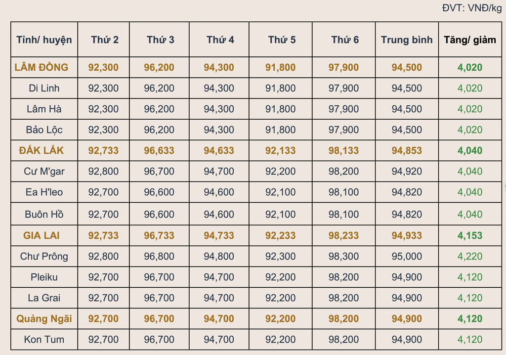 Thị trường cà phê tuần 27/2026: Giá đồng loạt tăng, EUDR siết chặt và nông nghiệp tái sinh trở thành 