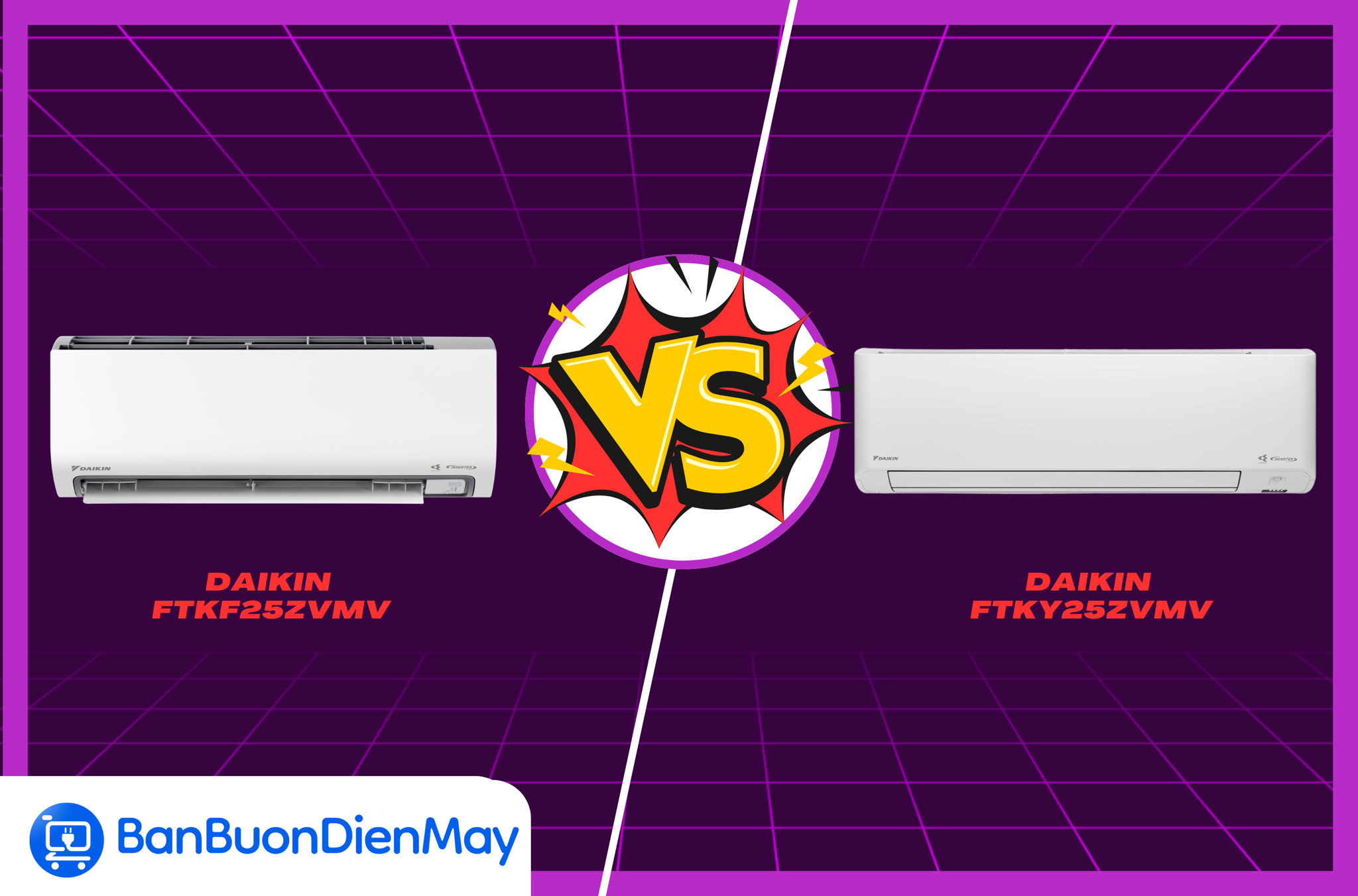 So sánh điều hòa thế hệ mới Daikin FTKY25ZVMV và FTKF25ZVMV: đâu là dòng cao cấp thực thụ?