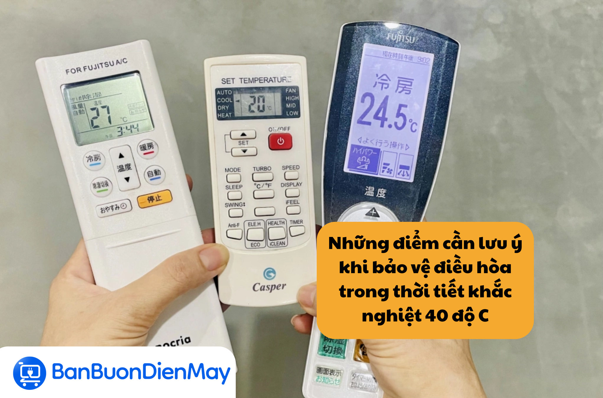Những điểm cần lưu ý khi bảo vệ điều hòa trong thời tiết khắc nghiệt 40 độ C
