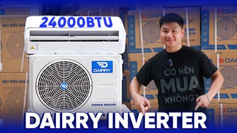 Có Nên Mua Điều Hòa Dairry 1 Chiều Inverter 24000BTU DRCH24-IGC? Xem Review Trước Khi Chốt