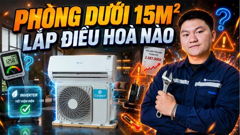Review Nhanh Điều Hoà Casper 9000BTU 1 Chiều SC-09FB36M Năm 2026 | Phòng Dưới 15m2 Lắp Điều Hoà Nào?