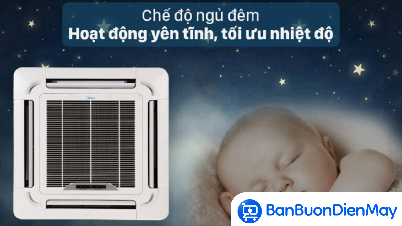 Điều Hòa Âm Trần Midea 24000Btu 1 Chiều Inverter MCD1-28CRDN8