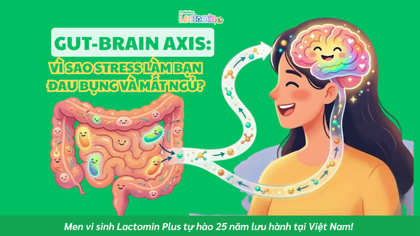 GUT-BRAIN AXIS: VÌ SAO STRESS LÀM BẠN ĐAU BỤNG VÀ MẤT NGỦ?