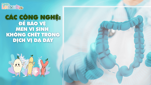 CÁC CÔNG NGHỆ ĐỂ BẢO VỆ MEN VI SINH KHÔNG CHẾT TRONG DỊCH VỊ DẠ DÀY