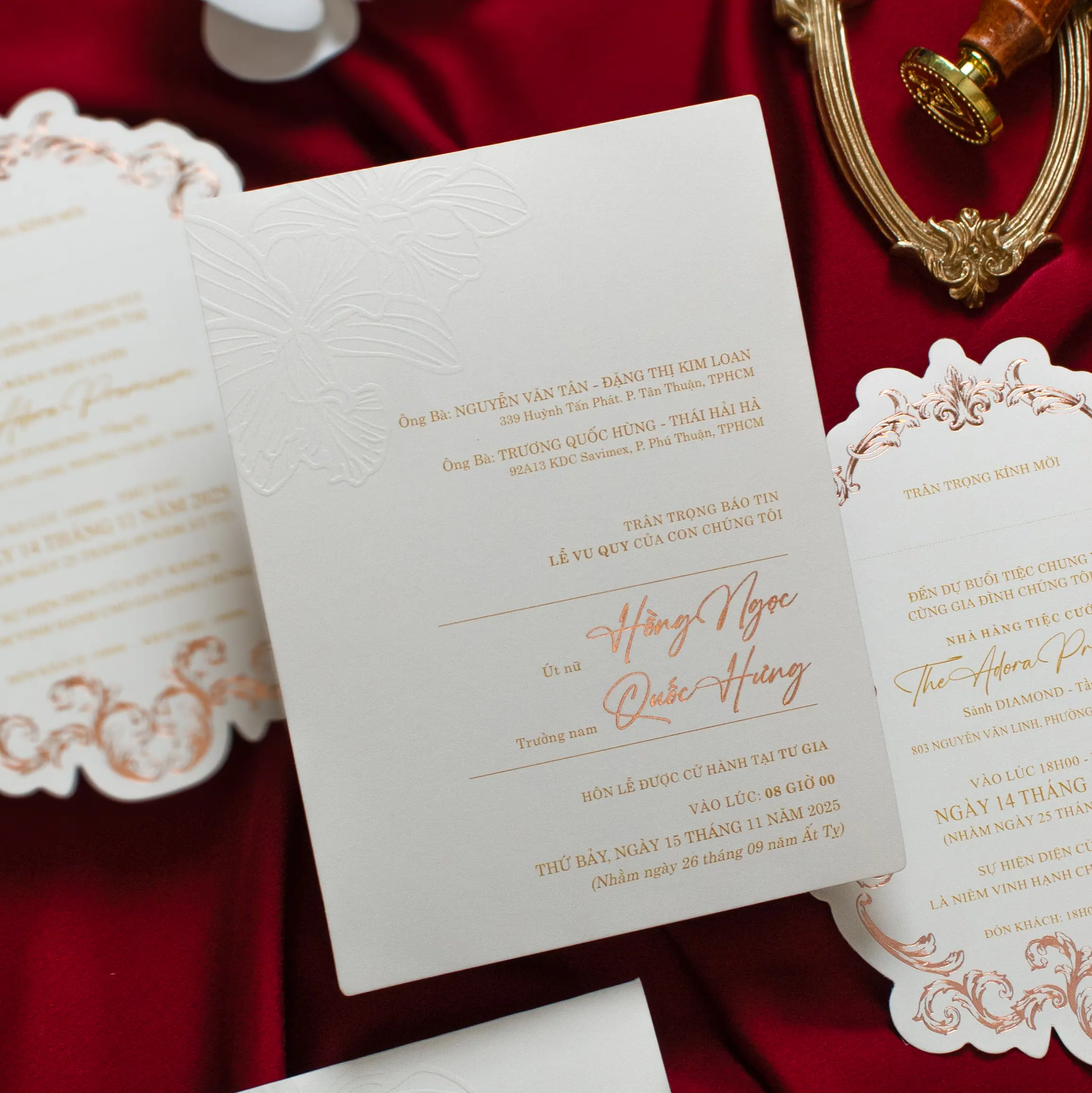 Dịch vụ in thiệp cưới trên giấy mỹ thuật cao cấp tại Thiệp Cưới KK