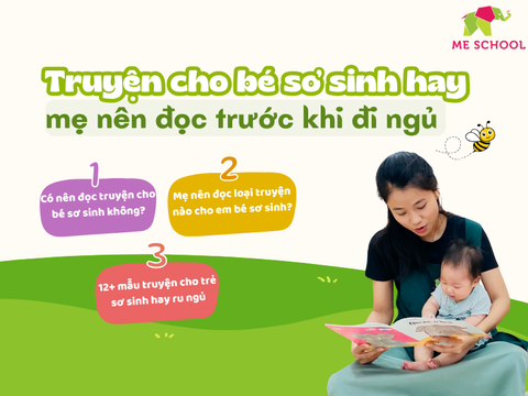 12 truyện cho bé sơ sinh hay mẹ nên đọc trước khi đi ngủ cho bé
