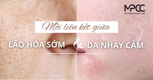 CÁCH CHĂM SÓC DA LÃO HÓA: MỐI LIÊN KẾT GIỮA LÃO HÓA SỚM & DA NHẠY CẢM