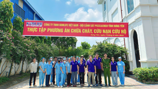 CÔNG TY TNHH KOMLIFE VIỆT NAM VỚI TRÁCH NHIỆM - PHÒNG CHÁY CHỮA CHÁY & CỨU NẠN CỨU HỘ