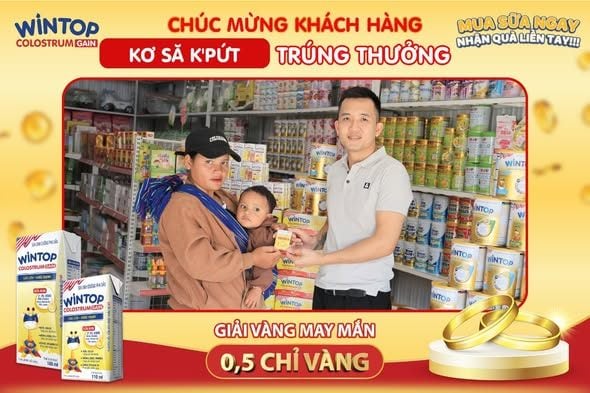 KHÁCH HÀNG TRÚNG VÀNG CHƯƠNG TRÌNH MUA SỮA NGAY - NHẬN QUÀ LIỀN TAY THÁNG 12