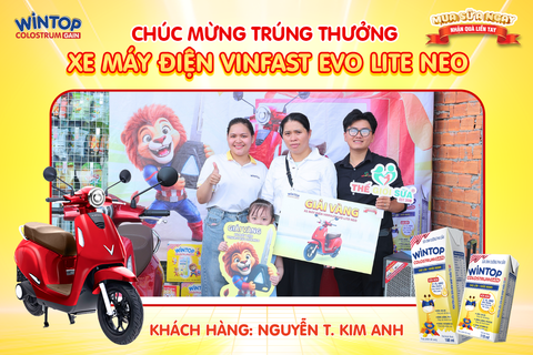 KHÁCH HÀNG TRÚNG XE MÁY ĐIỆN VINFAST EVO LITE NEO CHƯƠNG TRÌNH 