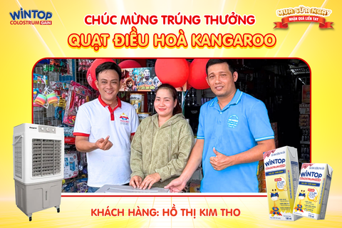 KHÁCH HÀNG TRÚNG QUẠT ĐIỀU HÒA KANGAROOCHƯƠNG TRÌNH 