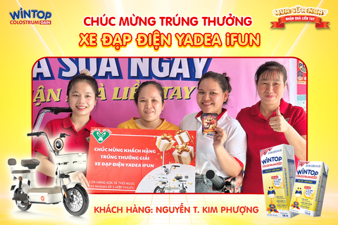 KHÁCH HÀNG TRÚNG XE ĐẠP ĐIỆN YADEA iFUN CHƯƠNG TRÌNH 