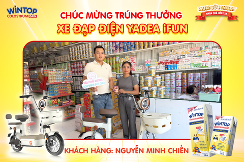 KHÁCH HÀNG TRÚNG XE ĐẠP ĐIỆN YADEA iFUN CHƯƠNG TRÌNH 