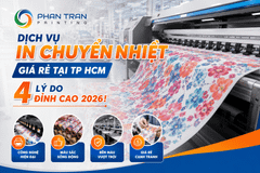 Dịch Vụ In Chuyển Nhiệt Giá Rẻ Tại TP HCM: 4 Lý Do Đỉnh Cao 2026!