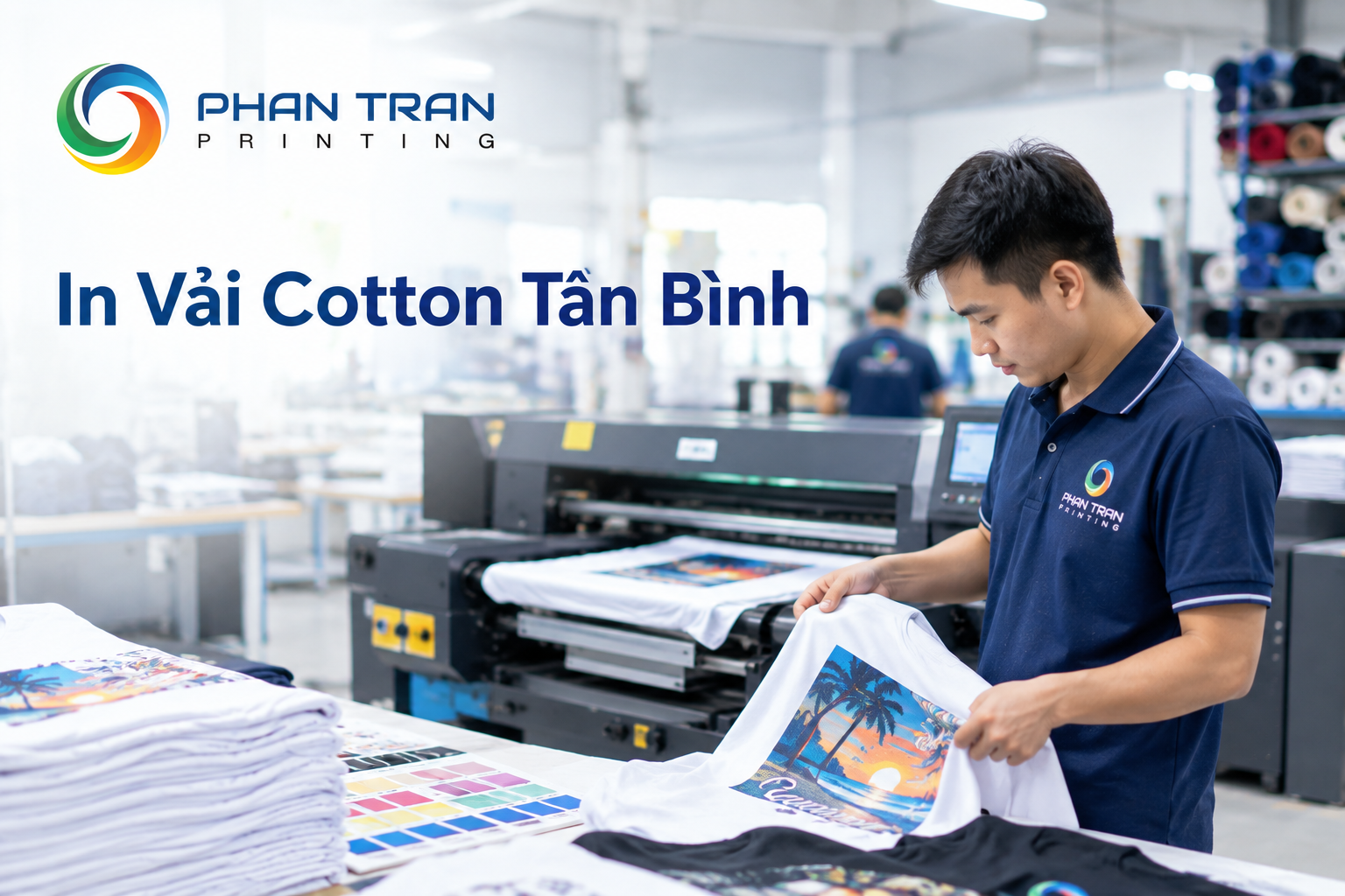 In Vải Cotton Tân Bình Đột Phá: 5 Lưu Ý Chọn Công Nghệ 2026