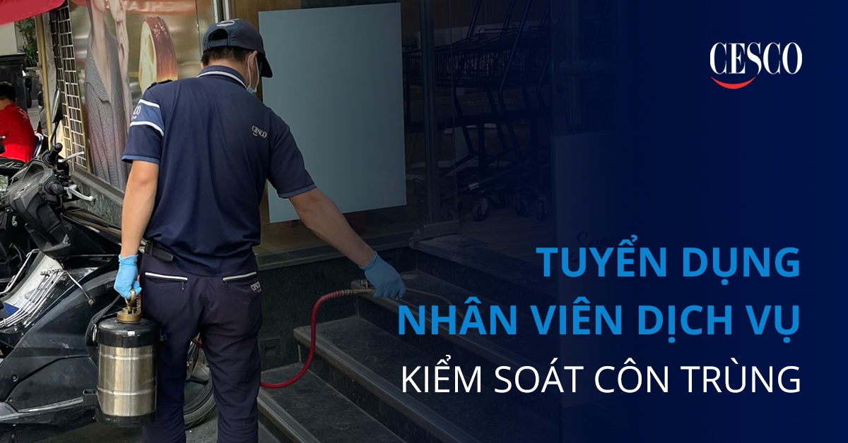NHÂN VIÊN DỊCH VỤ KIỂM SOÁT CÔN TRÙNG