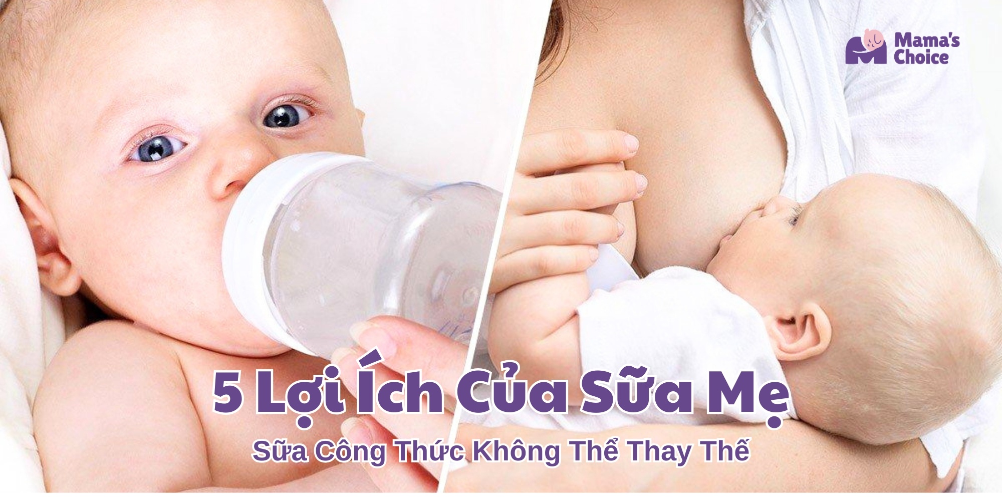 5 Lợi Ích Của Sữa Mẹ Mà Sữa Công Thức Không Thể Thay Thế