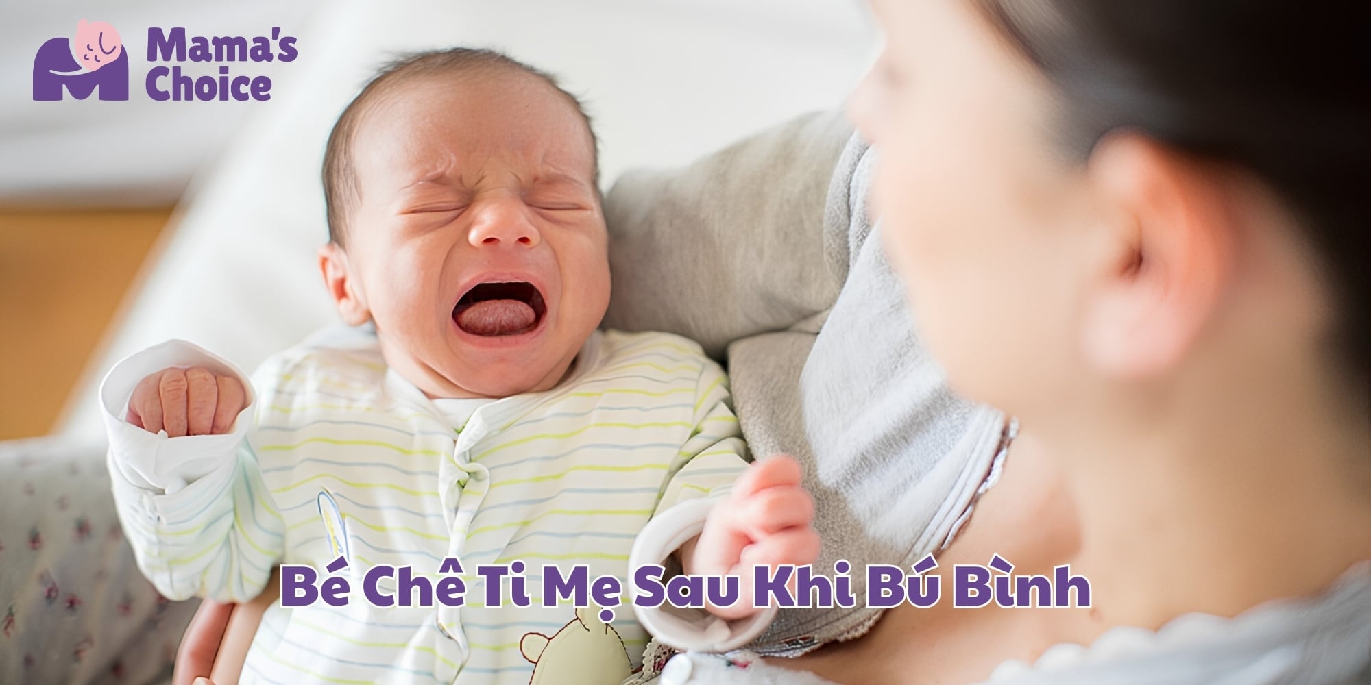 Bé Chê Ti Mẹ Sau Khi Bú Bình