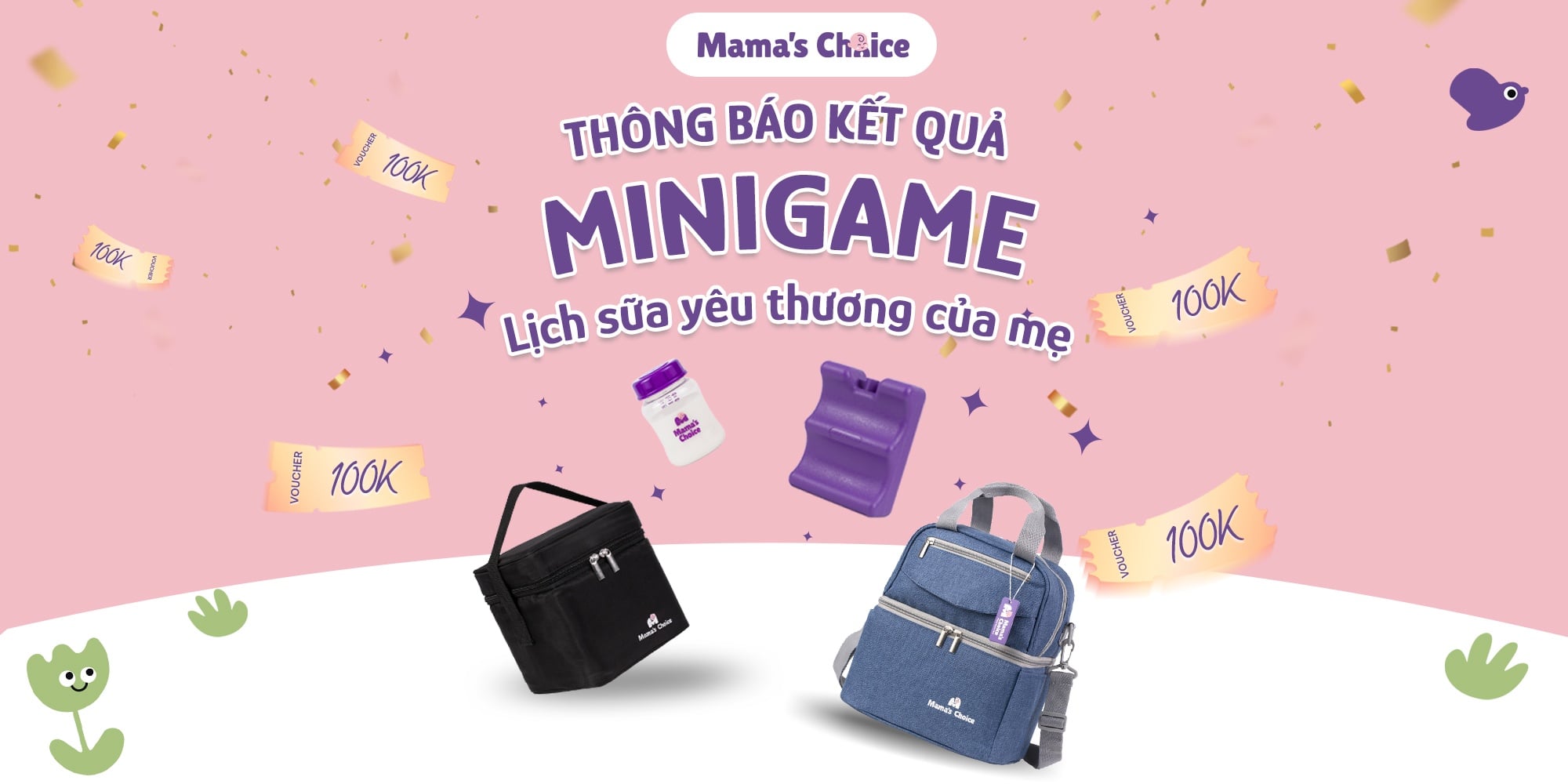 📣 THÔNG BÁO KẾT QUẢ MINIGAME 💗 LỊCH SỮA YÊU THƯƠNG CỦA MẸ 🥛