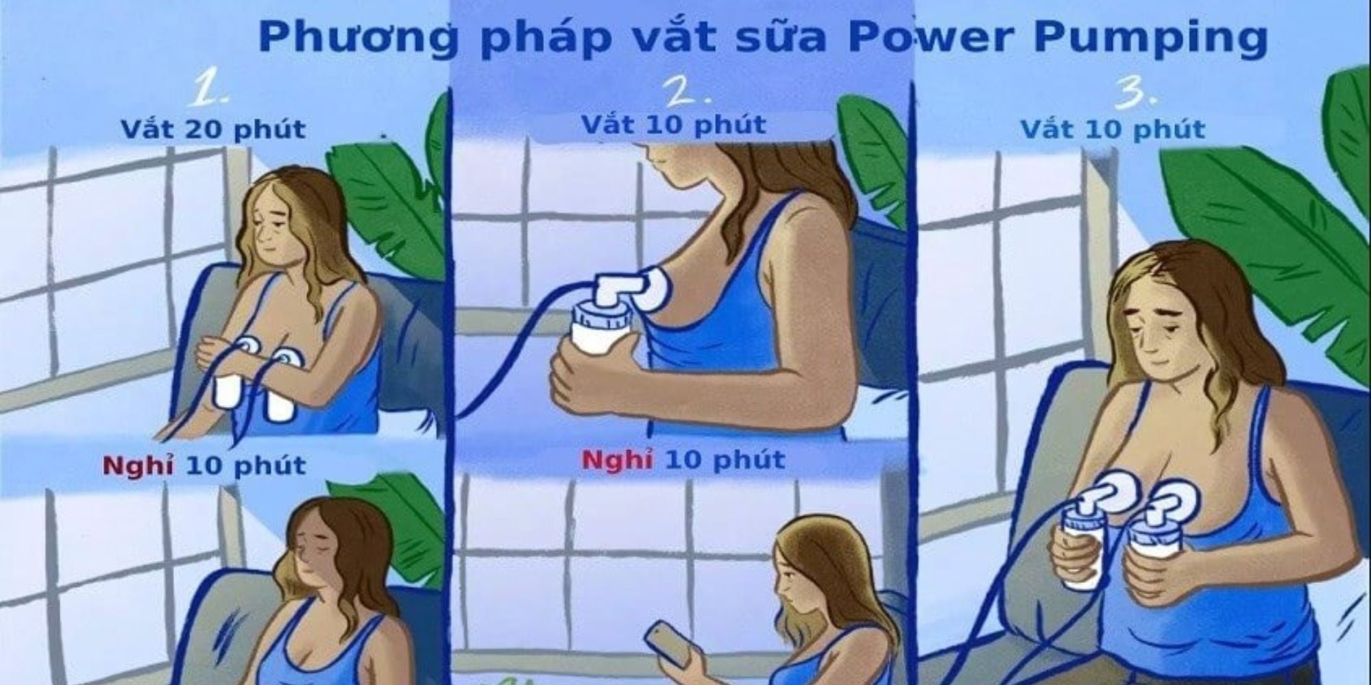 Lịch Trình Kích Sữa Power Pumping
