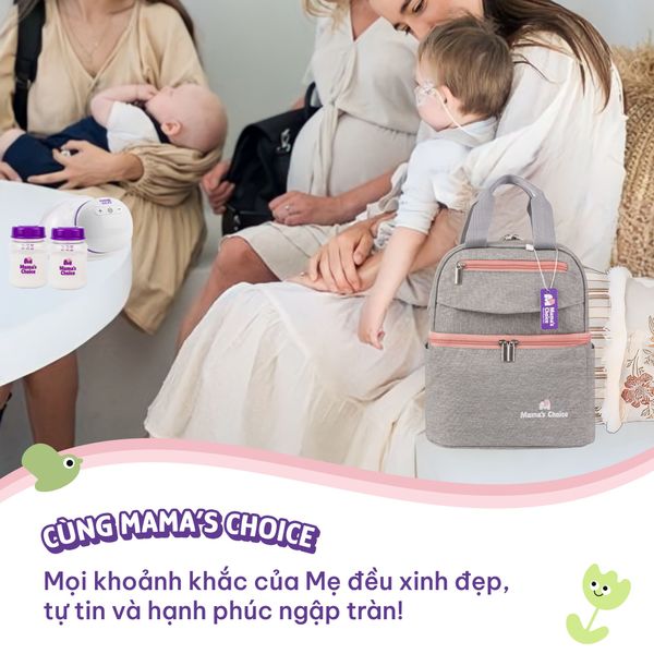 Balo Mama’s Choice đồng hành cùng mẹ tới muôn nơi