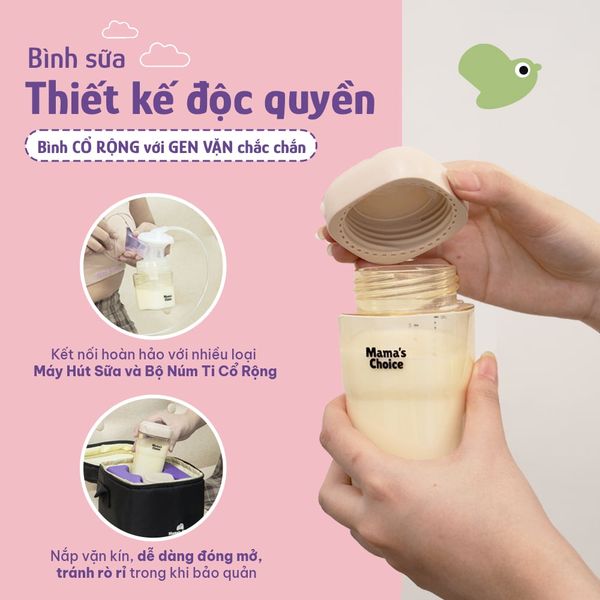 Bình sữa vuông thiết kế “độc quyền”