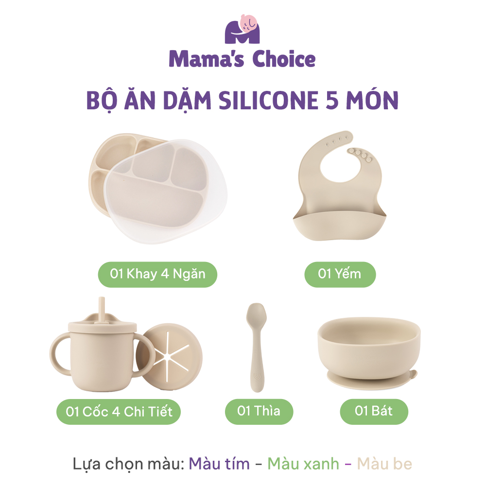 Bộ ăn dặm 5 m&oacute;n Mama's Choice